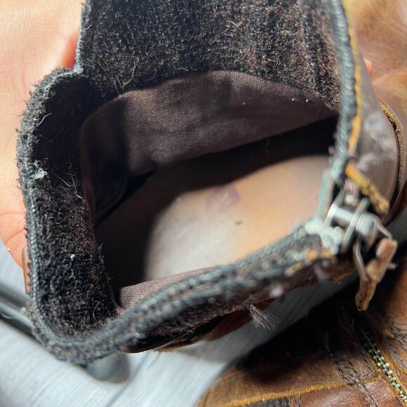 Teva De La Vina Low Brown Waterproof Leather Foxy Ankle Booties Size 9 - Picture 12 of 12